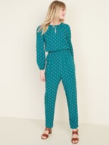 old navy waist defined jumpsuit