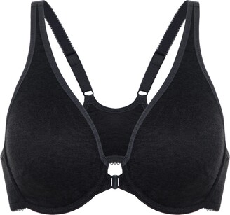 DELIMIRA Women's Bra without underwire plus size without padding