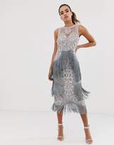Thumbnail for your product : Starry Eyed heavily embellished midi dress with tassel detail