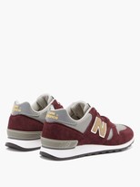 Thumbnail for your product : New Balance Made In England 670 Suede And Mesh Trainers - Grey Multi