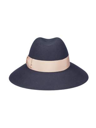 Borsalino Logo Strap Hat