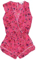 Thumbnail for your product : Poupette St Barth Kids Gwen printed playsuit