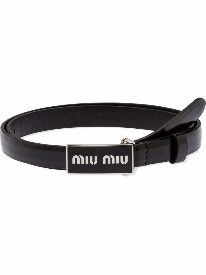 Miu Miu Leather Women's Belts | Shop the world's largest 