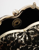 Thumbnail for your product : Love Moschino Lace Heart Clutch Bag
