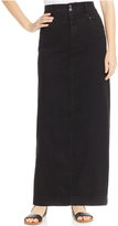 Thumbnail for your product : Style & Co. Denim Maxi Skirt, Soft Coal Wash