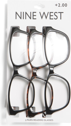 TJMAXX 3Pk Reading Glasses For Women