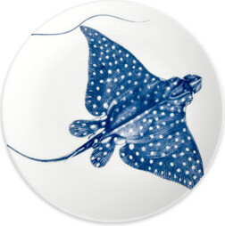 Caskata Stingray Coupe Salad Plate Porcelain
