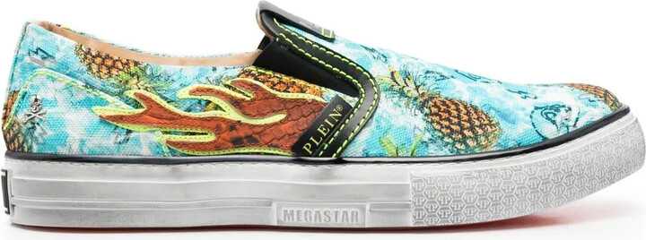Philipp Plein Flame slip-on sneakers