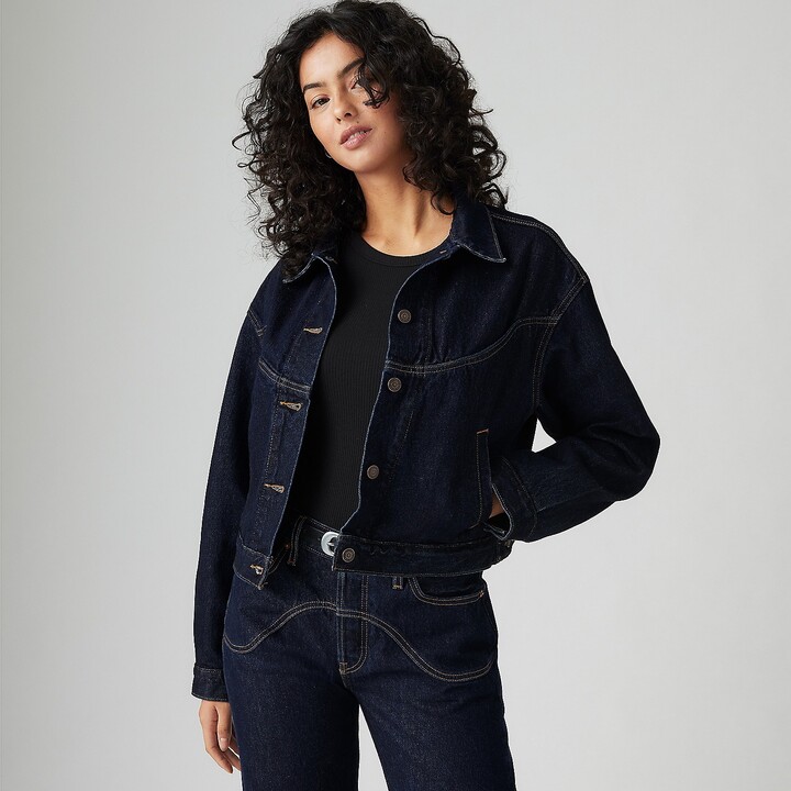 Levi's Shrunken '90s Western Trucker Jacket - Women's - Dream Nice Dreams