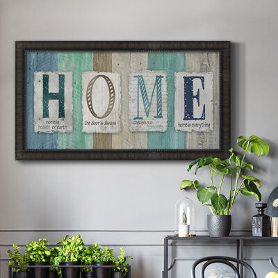 Red Barrel Studio Home Premium Framed Canvas- Ready To Hang