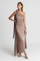 Thumbnail for your product : Reiss One Shoulder Asymmetric Maxi Dress