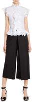 Thumbnail for your product : Alexander McQueen Wool Wide Leg Culottes