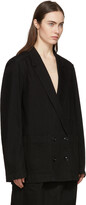 Thumbnail for your product : Lemaire Black Denim Double-Breasted Jacket