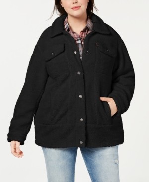 levi's longline sherpa jacket