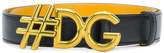 Dolce & Gabbana tDG plaque belt 