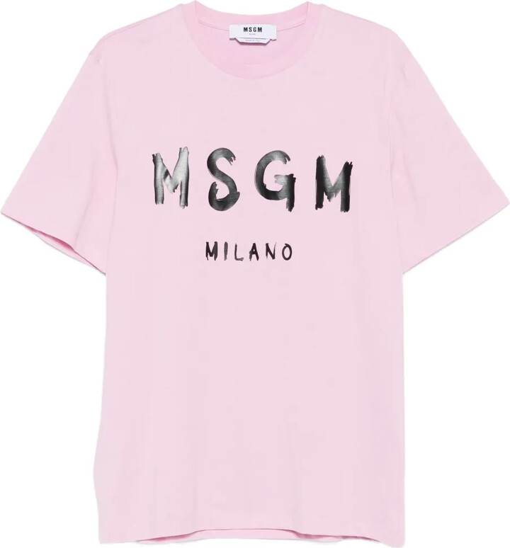 MSGM logo-lettering T-shirt