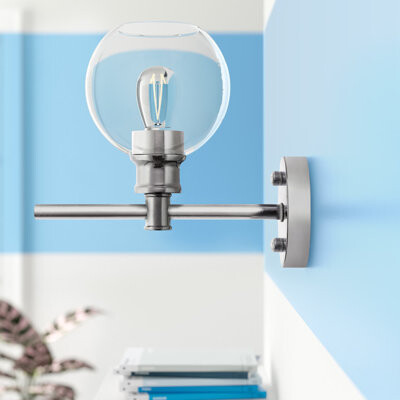 Hashtag Home Drinkard 1 - Light Dimmable Bath Sconce