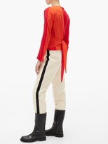 Thumbnail for your product : BOLT X EDIE Race Silk Wrap Top - Red Multi