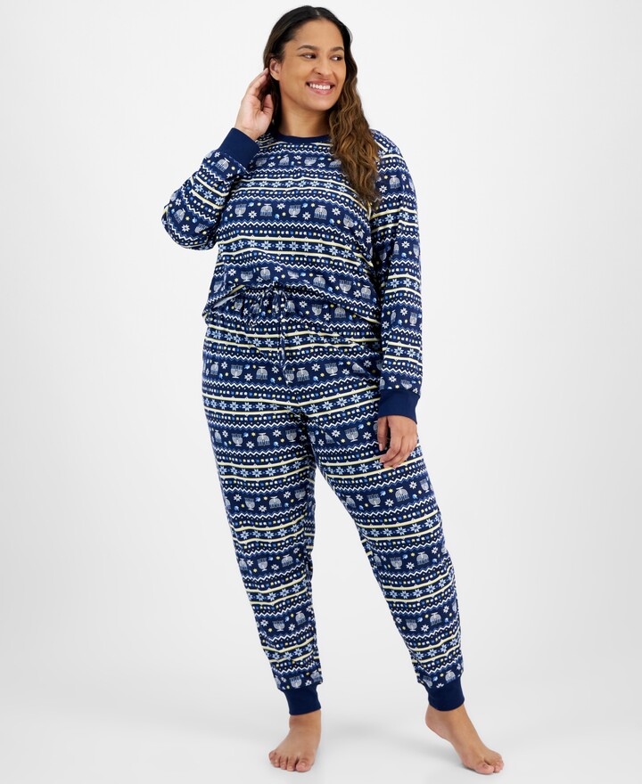 Macy's Women's Plus Size Holiday Pajamas Holiday Lane