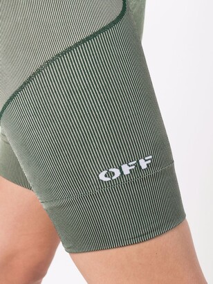 Off-White Athletic Shiny Seamless Shorts