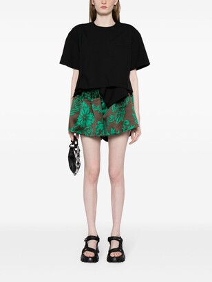 サイズ2 sacai Flower shorts Sacai Floral Flared Shorts - ShopStyle