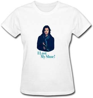 SAM. ZhiBo Women's T-shirt ZhiBo Women's Funny I Lost My Shoe for Supernatural for Winchester for Jared Padalecki Designed T-shirts Woman