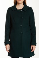 Thumbnail for your product : Trina Turk Spread Collar Wool Blend Coat