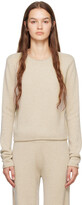 Thumbnail for your product : Lisa Yang Beige Doreen Sweater
