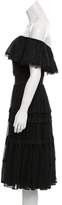 Thumbnail for your product : ALICE by Temperley Fluted Off-The-Shoulder Dress