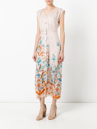 Twin-Set floral print dress - women - Silk - 40