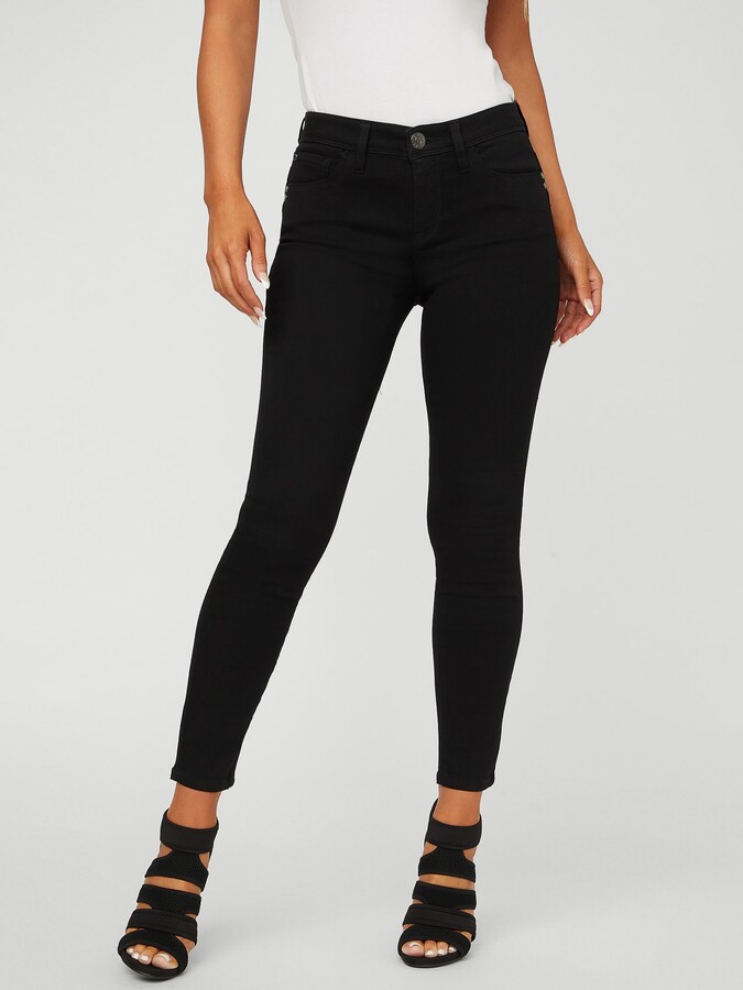 Guess Factory Beyla Curvy Mid-Rise Skinny Jeans - ShopStyle