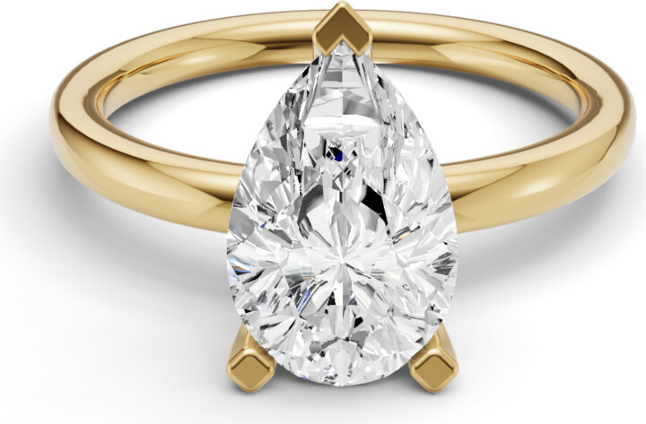 Tilla 1CT Pear Cut Lab Grown Diamond Solitaire Ring