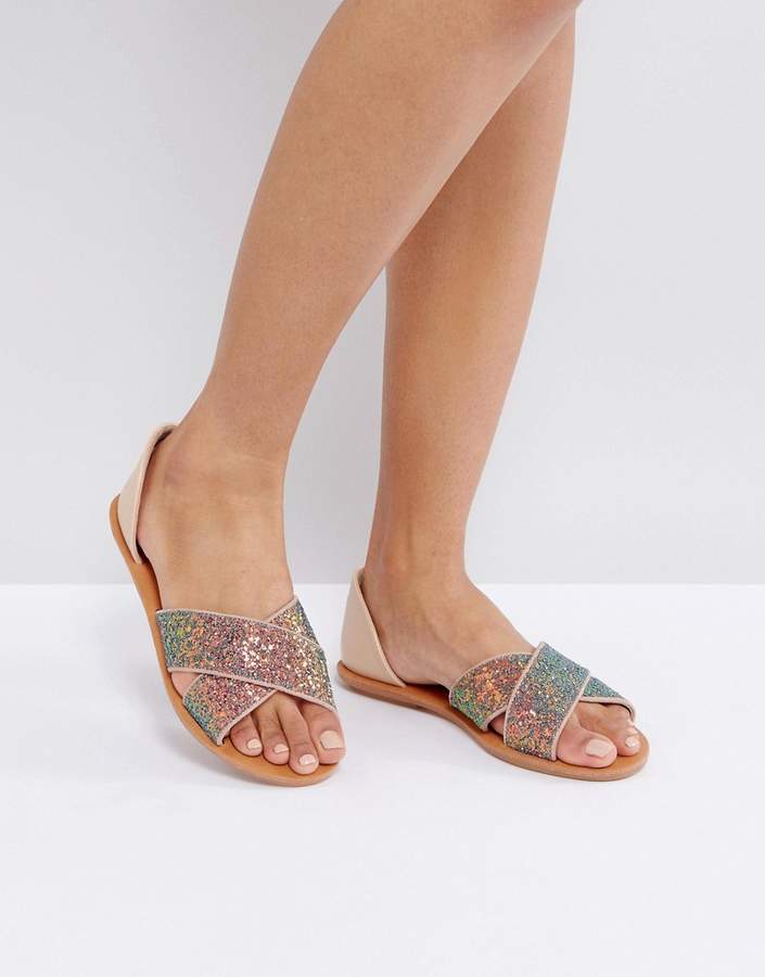 london rebel flat jelly shoes