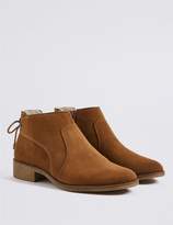 Thumbnail for your product : Marks and Spencer Tie Back Ankle Boots