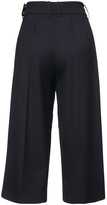 Thumbnail for your product : Alexandre Vauthier High Waist Wool Flannel Bermuda Shorts