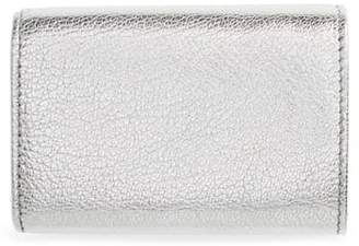 Balenciaga Mini Everyday Metallic Leather Wallet