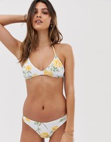 Thumbnail for your product : rhythm Sienna Cheeky reversible bikini bottom in floral and polka dot