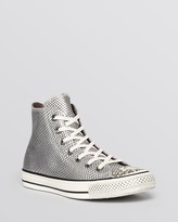 Thumbnail for your product : Converse Lace Up High Top Sneakers - Metallic