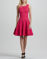 Thumbnail for your product : Halston Sleeveless Ponte Fit-and-Flare Dress