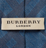 Thumbnail for your product : Burberry Checked Silk and Cotton-Blend Tie