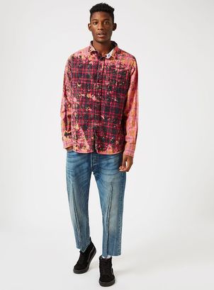 Topman FINDS Blue Desconstructed Cropped Jeans
