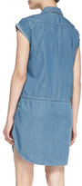 Thumbnail for your product : Paige Denim Mila Drop-Waist Denim Shirt Dress (Stylist Pick!)