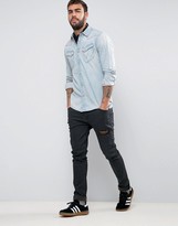 Thumbnail for your product : Wrangler Western Slim Fit Denim Shirt