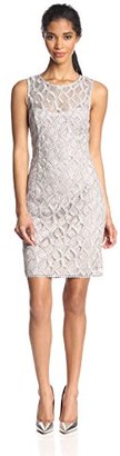 Vince Camuto Women's Fitted Lace Dress