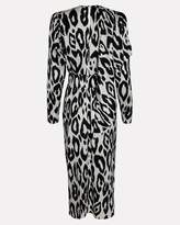 Thumbnail for your product : Ronny Kobo Jade Leopard Print Midi Dress