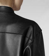 Thumbnail for your product : AllSaints Abbey Leather Biker Jacket