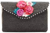 Thumbnail for your product : Betsey Johnson Gypsy Rose Straw Clutch