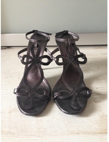Thumbnail for your product : Casadei Grey Leather Sandals