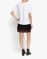 Thumbnail for your product : M Missoni Plaid Mini Skirt: Red/Black
