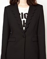 Thumbnail for your product : Jaeger Boutique by Blazer with Scallop Edge